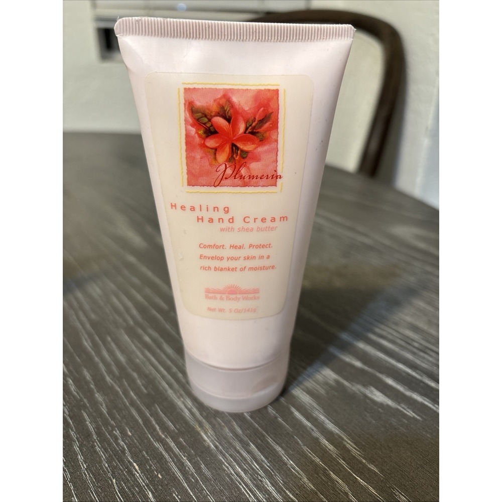 Discontinued Bath And Bodywork's Healing Hands Cream Plumeria 5oz